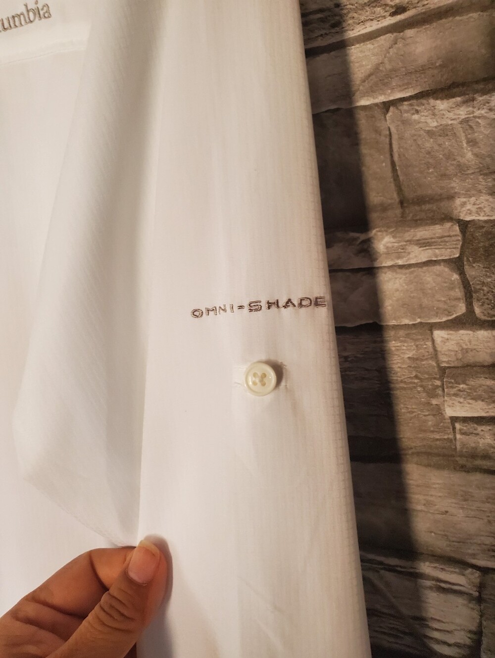 Columbia PFG Omni-shade Sun Protection White Shirt With Pockets Hiking Camping - Picture 4 of 14